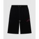 Pantaloni Scurti OFF WHITE, Red Logo Insert, Black - OMCI013S25FLE0011020