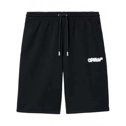 Bermude OFF WHITE, Spray Arrow Track, Black