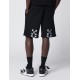 Pantaloni scurti OFF WHITE, Heraldic Arrow Print, Negru - OMCI013S26F001001