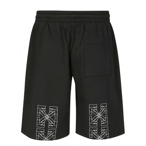 Bermude OFF WHITE, Logo Detailed Drawstring Shorts
