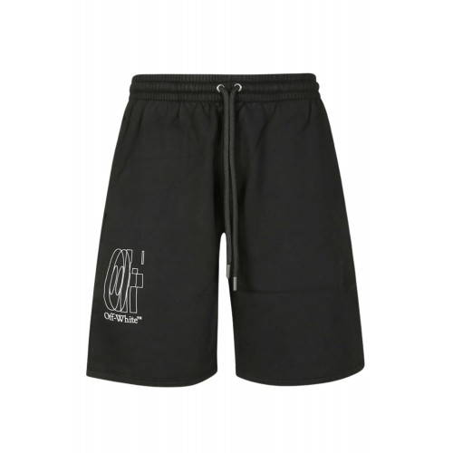 Bermude OFF WHITE, Logo Detailed Drawstring Shorts