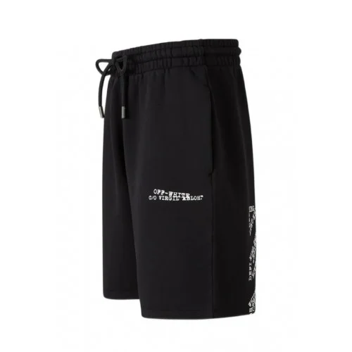 Bermude OFF WHITE, drawstring printed shorts