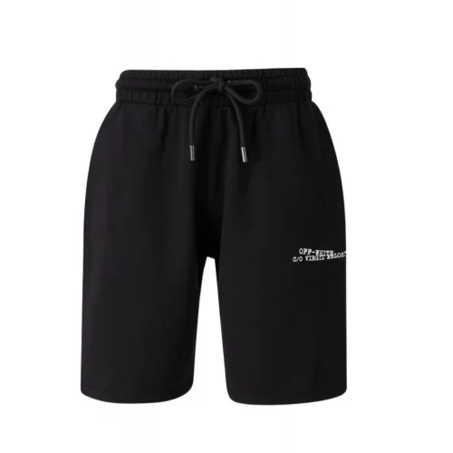 Bermude OFF WHITE, drawstring printed shorts