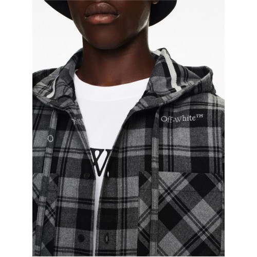 CAMASA OFF WHITE , Imprimeu Carouri, OMGE031C99FAB0010800 CAMASA OFF WHITE , Imprimeu Carouri, OMGE031C99FAB0010800