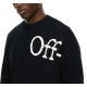 Pulover OFF WHITE, Bookish Shared Crewneck Sweater - OMHE20QS26K001001