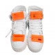 Sneakers OFF WHITE, Off Court 3.0 High Top White, Tag Alb - OMIA065C99LEA0050120