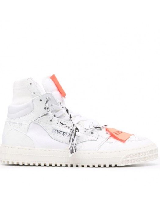 Sneakers OFF WHITE, Off Court 3.0 High Top White, Tag Negru - OMIA065F21LEA0020110