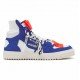 Sneakers OFF WHITE, High Top Blue - OMIA065F21LEA0034510