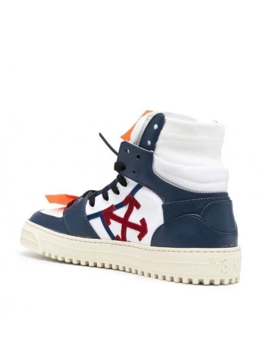 Sneakers OFF WHITE, OFF Court 3.0  Bleumarin - OMIA065F22LEA0010142