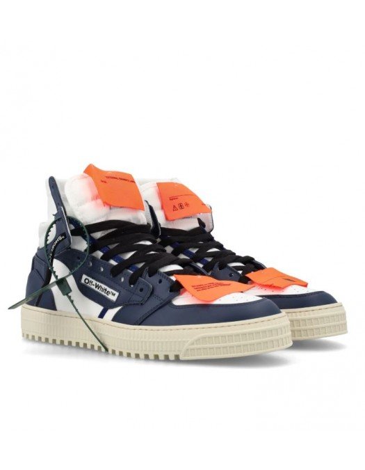 Sneakers OFF WHITE, OFF Court 3.0  Bleumarin - OMIA065F22LEA0010142