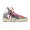 Sneakers OFF WHITE, OFF Court 3.0  Canvas High Top Grey