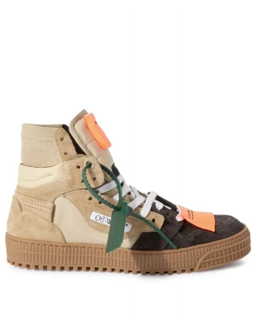 Sneakers OFF WHITE, OFF Court 3.0 Beige - OMIA065F23LEA0036107
