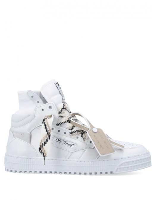 SNEAKERS OFF WHITE, 3.0 Off Court, White, Zigzag Details - OMIA065F24LEA0020101