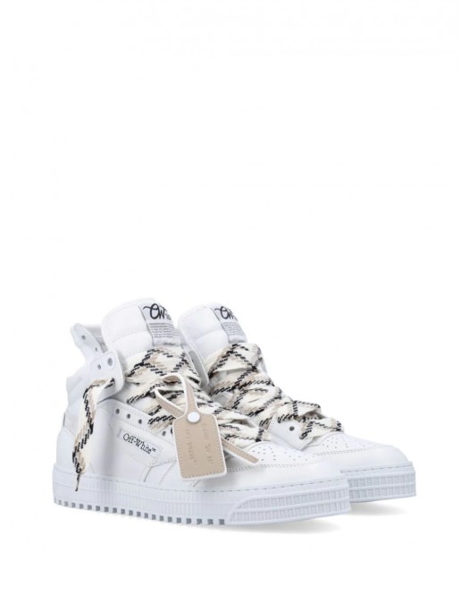 SNEAKERS OFF WHITE, 3.0 Off Court, White, Zigzag Details - OMIA065F24LEA0020101