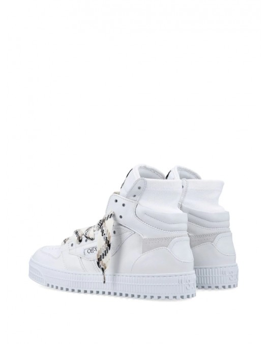 SNEAKERS OFF WHITE, 3.0 Off Court, White, Zigzag Details - OMIA065F24LEA0020101