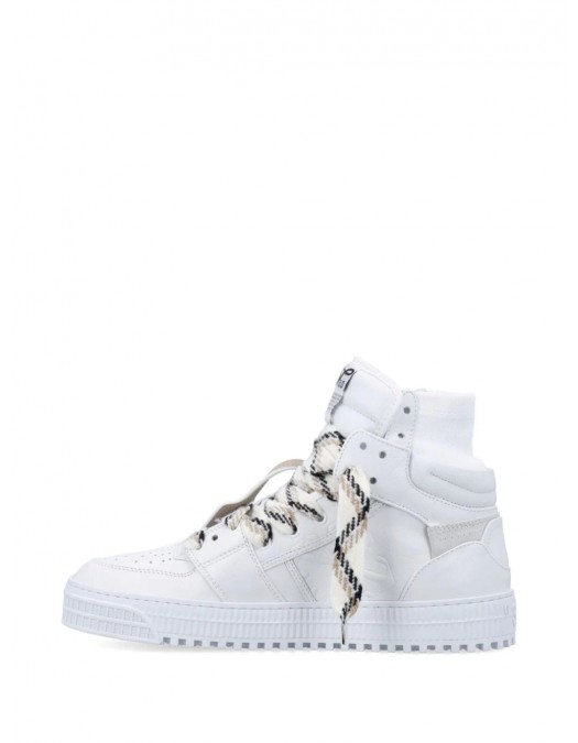 SNEAKERS OFF WHITE, 3.0 Off Court, White, Zigzag Details - OMIA065F24LEA0020101