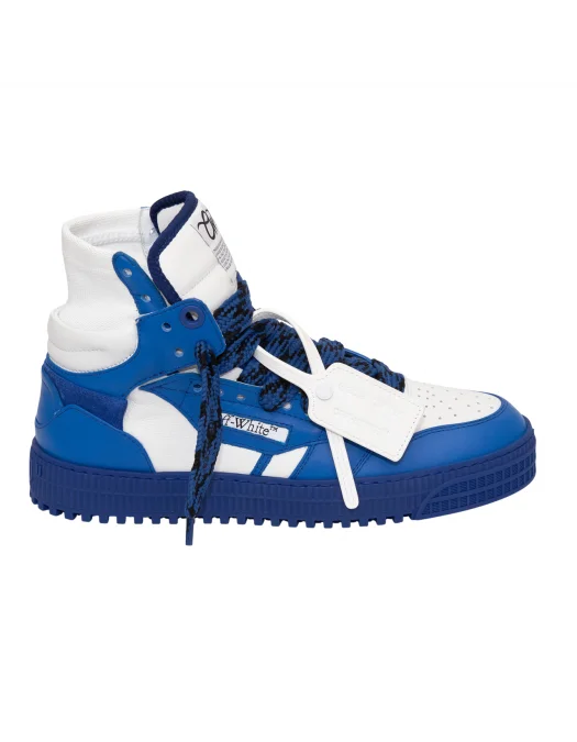 Sneakers OFF WHITE, 3.0 Off Court, Logo Patch, Electric Blue Details, White - OMIA065F24LEA0020145 Sneakers OFF WHITE, 3.0 Off Court, Logo Patch, Electric Blue Details, White - OMIA065F24LEA0020145