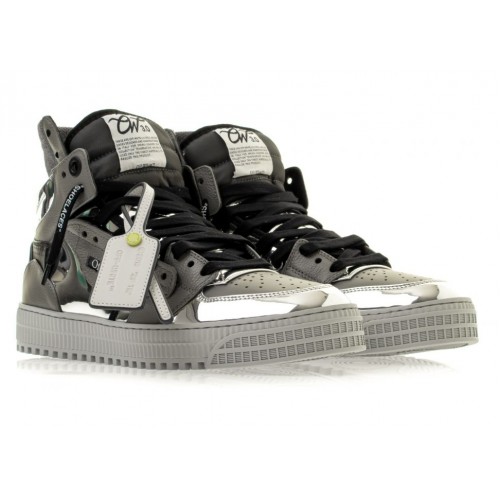 SNEAKERS OFF WHITE, 3.0 Off Court,  Grey Mirror, Men SNEAKERS OFF WHITE, 3.0 Off Court,  Grey Mirror, Men