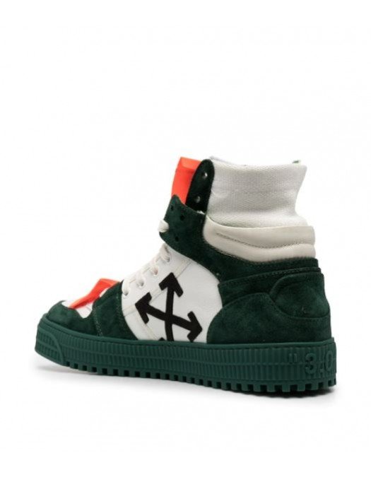 Sneakers Off White, Off Court, Green - OMIA065R21LEA0020155