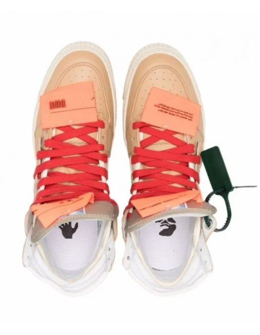 Sneakers OFF WHITE, OFF COURT 3.0 High Top, Green Tag - OMIA065S22LEA0030461