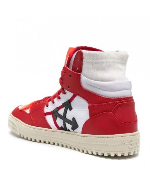 Sneakers OFF WHITE, OFF COURT 3.0, Piele, All Red - OMIA065S23LEA0010125