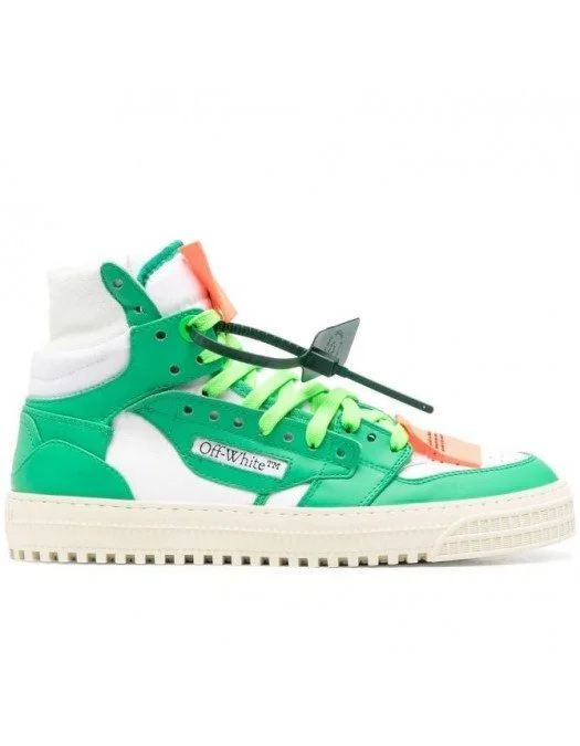 Sneakers OFF WHITE, OFF COURT 3.0, Piele, All Green - OMIA065S23LEA0010155 Sneakers OFF WHITE, OFF COURT 3.0, Piele, All Green - OMIA065S23LEA0010155