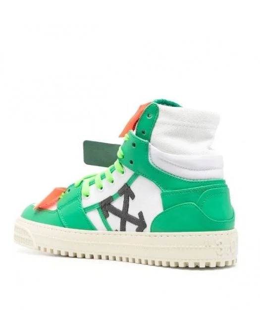 Sneakers OFF WHITE, OFF COURT 3.0, Piele, All Green - OMIA065S23LEA0010155 Sneakers OFF WHITE, OFF COURT 3.0, Piele, All Green - OMIA065S23LEA0010155