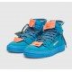 Sneakers OFF WHITE, OFF COURT 3.0 High Top, All Blue - OMIA065S23LEA0024545