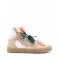 Sneakers OFF WHITE, OFF COURT 3.0, Piele intoarsa, Beige