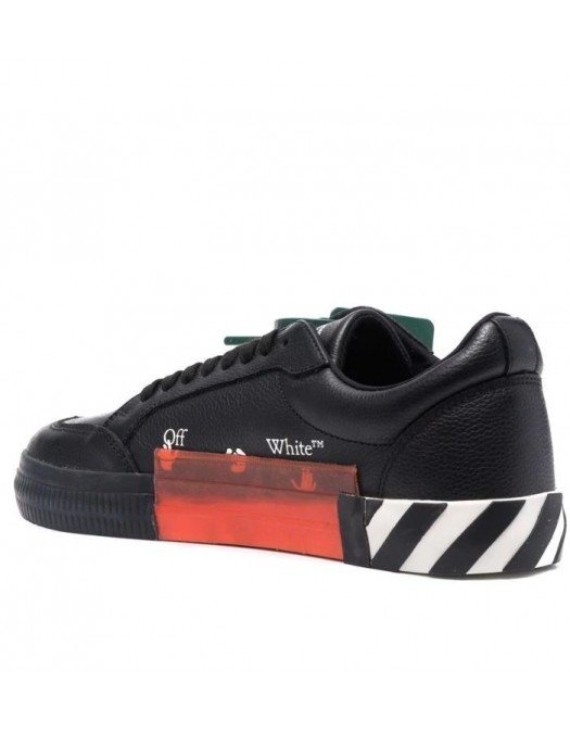 SNEAKERS OFF WHITE, Low Vulcanized  Leather, Tag Verde - OMIA085C99LEA0011001