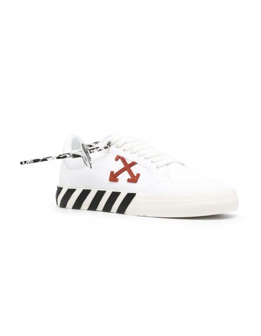 Sneakers OFF WHITE, Sageti Rosii, Alb - OMIA085R21FAB0020116