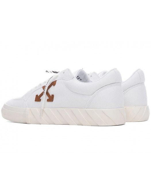 Sneakers OFF WHITE, Sageti Maro, Alb - OMIA085R21FAB0020160