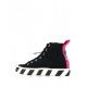 Sneakers OFF WHITE, Negru cu roz la spate - OMIA119R21FAB0010109