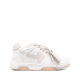 Sneakers OFF WHITE, Basket Out of Office, Nude Signe - OMIA189C99LEA0010161