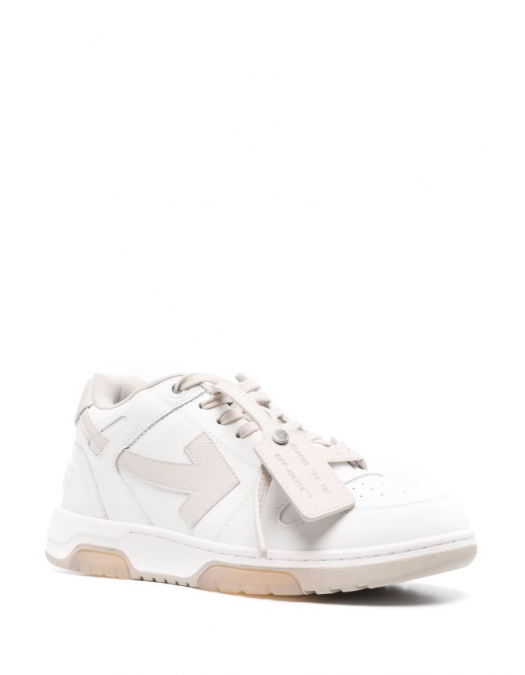 Sneakers OFF WHITE, Basket Out of Office, Nude Signe - OMIA189C99LEA0010161