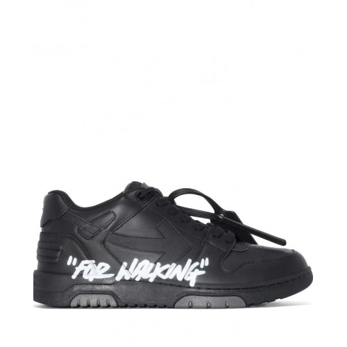 Sneakers OFF WHITE, Basket Out of Office For Walking, Black Sneakers OFF WHITE, Basket Out of Office For Walking, Black