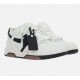 Sneakers OFF WHITE, Basket Out of Office, Alb/Negru - OMIA189C99LEA0040110