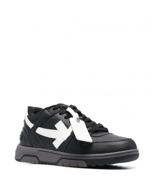 Sneakers OFF WHITE, Out Of Office, Black White - OMIA189C99LEA0041001