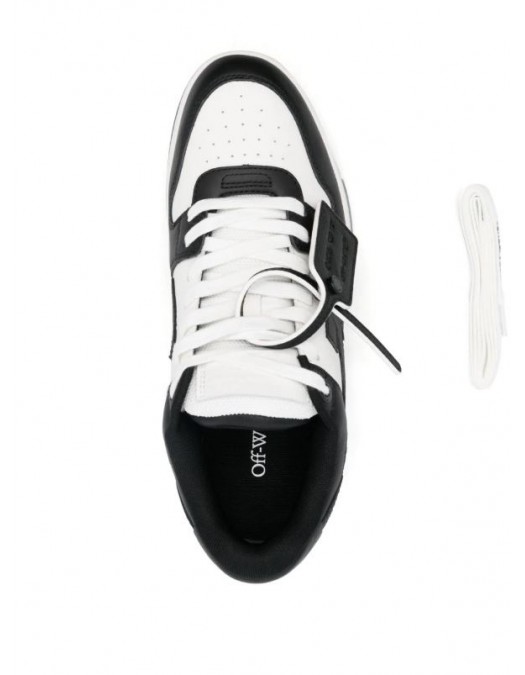 Sneakers OFF WHITE, Out Of Office, Black White - OMIA189C99LEA0070110