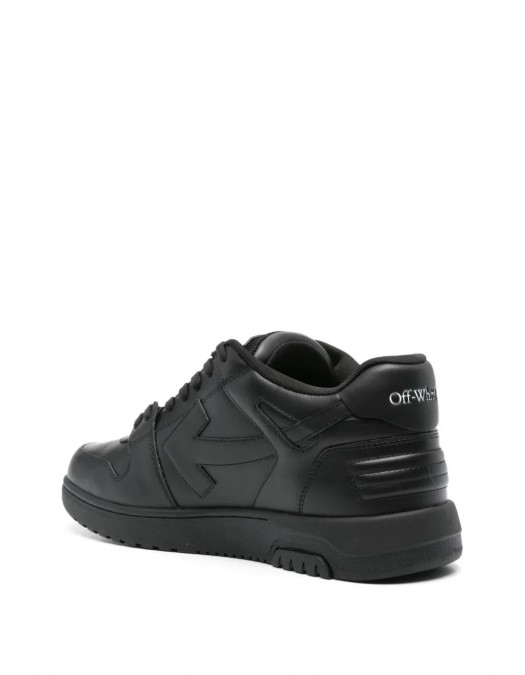 Sneakers OFF WHITE, Out Of Office, Leather, Men, Full Black - OMIA189C99LEA0131010