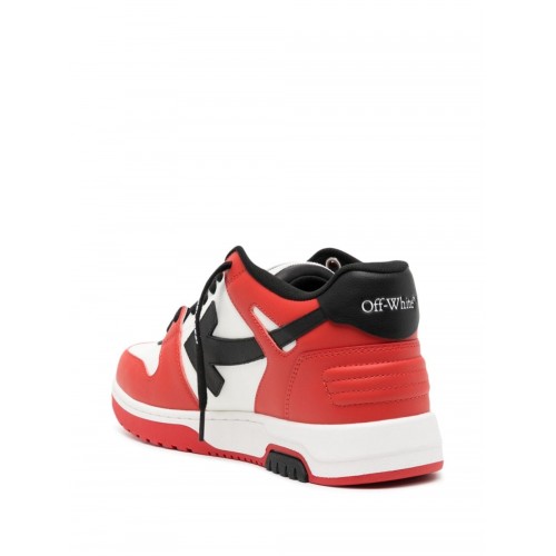 Sneakers OFF WHITE, Basket Out of Office, Full Red White Sneakers OFF WHITE, Basket Out of Office, Full Red White