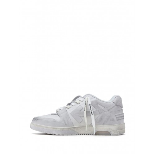 Sneakers OFF WHITE, Out Of Office, Used Effect, White Sneakers OFF WHITE, Out Of Office, Used Effect, White