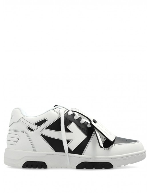 SNEAKERS OFF WHITE, Out Of Office, White&Black - OMIA189C99LEA0151001