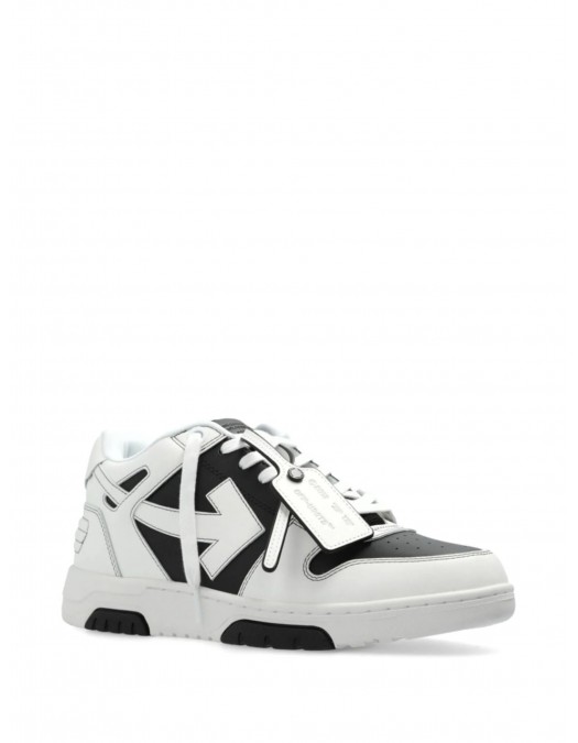 SNEAKERS OFF WHITE, Out Of Office, White&Black - OMIA189C99LEA0151001