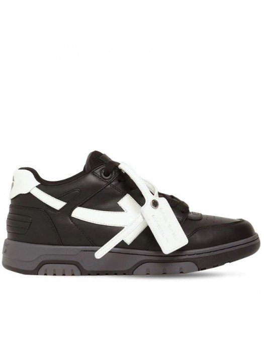 Sneakers OFF WHITE, OUT OF OFFICE CALF LEATHER Black - OMIA189F21LEA0011001