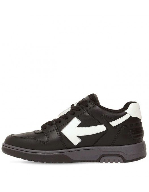 Sneakers OFF WHITE, OUT OF OFFICE CALF LEATHER Black - OMIA189F21LEA0011001