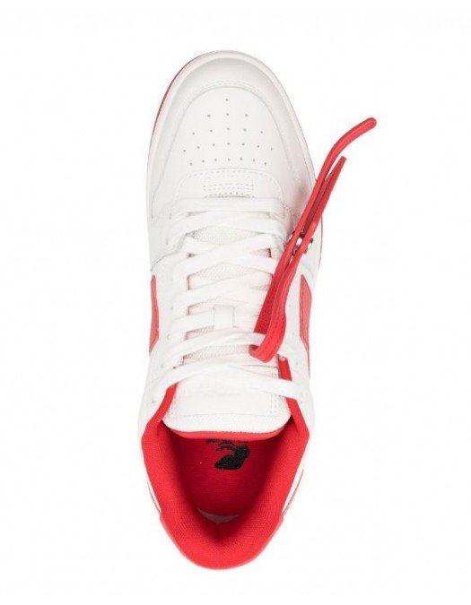 Sneakers OFF WHITE,  Low Top Out of Office, Red White - OMIA189F22LEA0010125