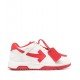 Sneakers OFF WHITE,  Low Top Out of Office, Red White - OMIA189F22LEA0010125