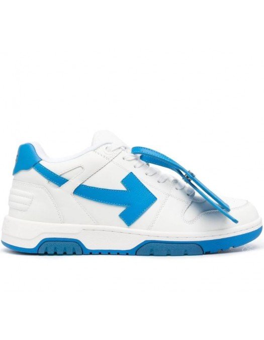 Sneakers OFF WHITE,  Low Top Out of Office, BLUE - OMIA189F22LEA0010145