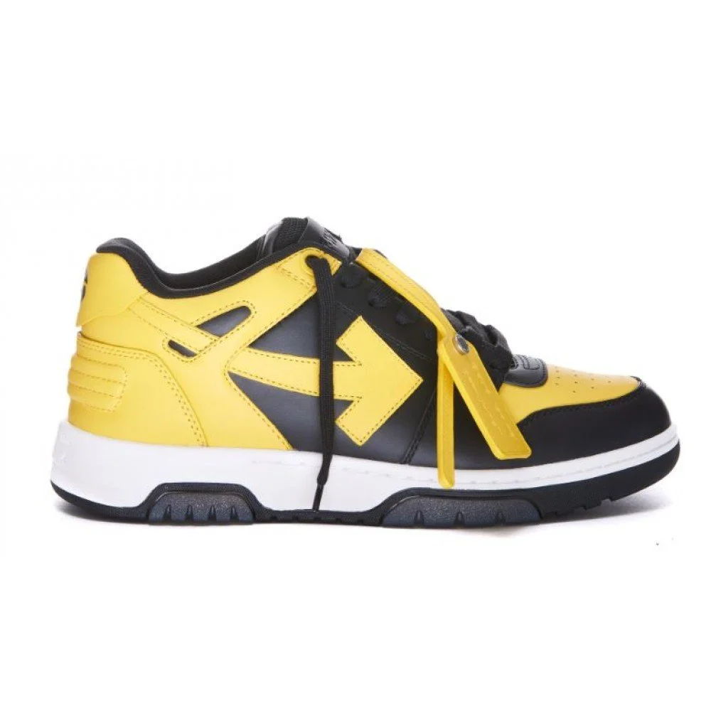 Sneakers OFF WHITE, Low Top Out of Office, Black Yellow